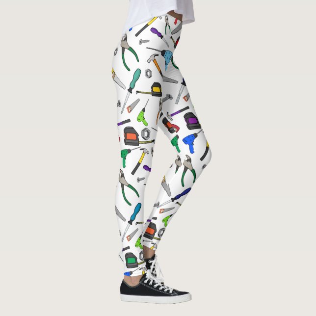 Spaß-Cartoon bearbeitet Leggings (Rechts)