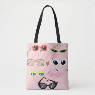 Spaß Cartoon: Trendy Sunglassensammlung Tasche
