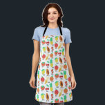 Spaß Chinesische Texte Obst und Gemüse einzigartig Schürze<br><div class="desc">Dieses handgemachte Muster macht eine phantastische Schürze. Ändern Sie die Hintergrundfarbe oder fügen Sie eigene Texte hinzu. Karo aus meinem Shop für mehr oder lass mir wissen, wenn Sie etwas Angewohntes wollen!</div>