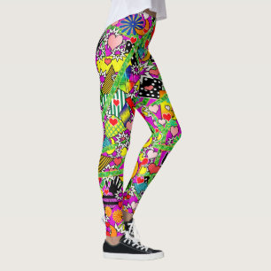 Spaß-Comic-bunte Leggings