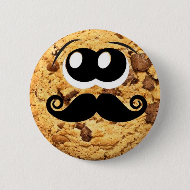 Spaß-cooler schrulliger Trendy niedlicher Button (Vorderseite)
