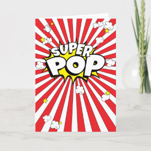 Spaß, Corny, SUPER POP! Popcorn Puppe Blank Card Feiertagskarte