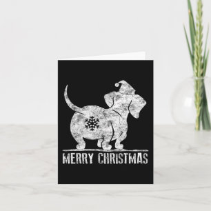Spaß Dackel Ugly Christmas Weiner Dog Liebhaber Wo Karte