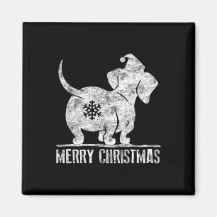 Spaß Dackel Ugly Christmas Weiner Dog Liebhaber Wo Magnet