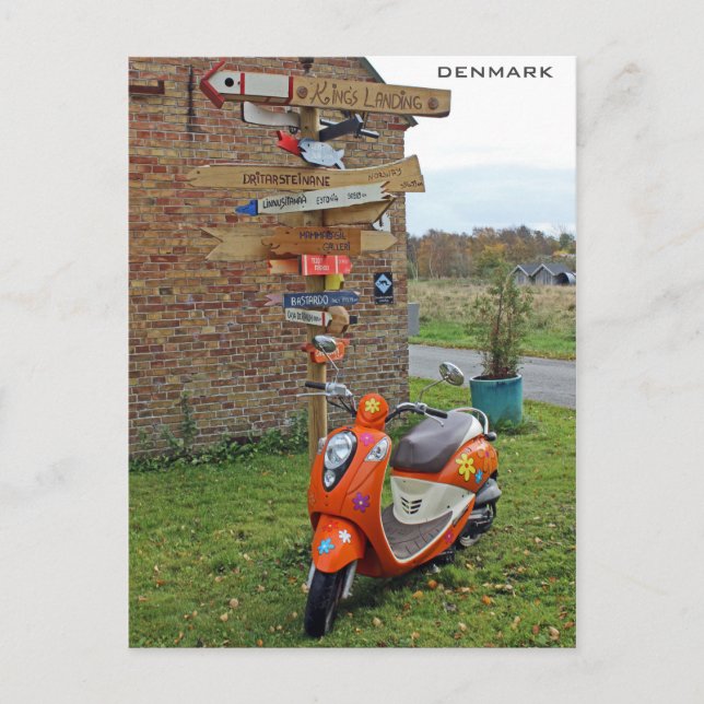 Spaß Dänemark Postkarte! Postkarte (Vorderseite)