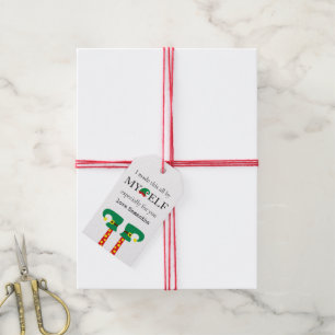 Spaß, das habe ich mit meinem Elf-Namen gemacht Geschenkanhänger