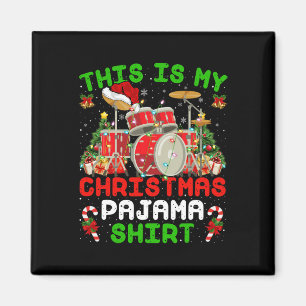 Spaß Das ist mein Weihnachts-Pajama-Trommel-Kit We Magnet