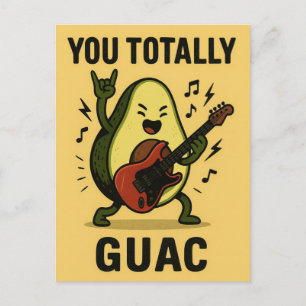 Spaß, den du total Guacst Feiertagspostkarte