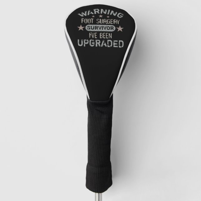 Spaß der Foot-Operation aktualisiert Golf Headcover (Vorderseite)