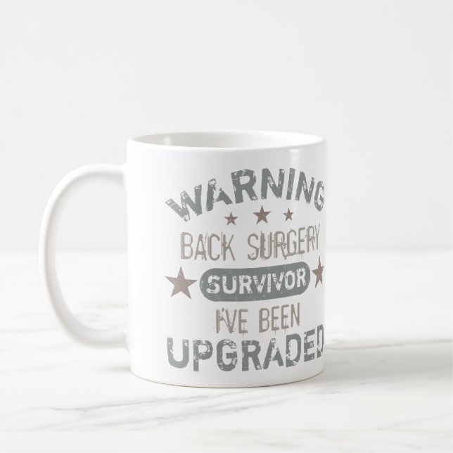 Spaß der hinteren Operation aktualisiert Kaffeetasse (Links)