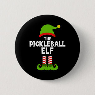 Spaß Der Pickleball-Elf Weihnachten passend für di Button