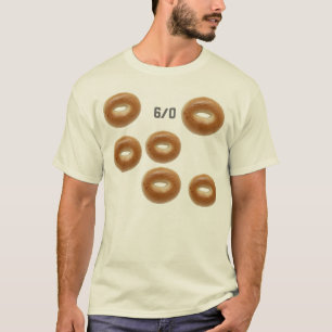Spaß der Tennis-Bagel-6 bis 0 T-Shirt