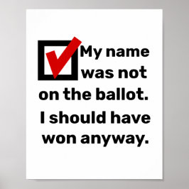 Spaß der Wahlen 2024 Poster