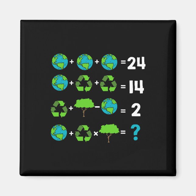 Spaß des Mathematiklehrers Tag der Erdordnung Magnet (Vorne)
