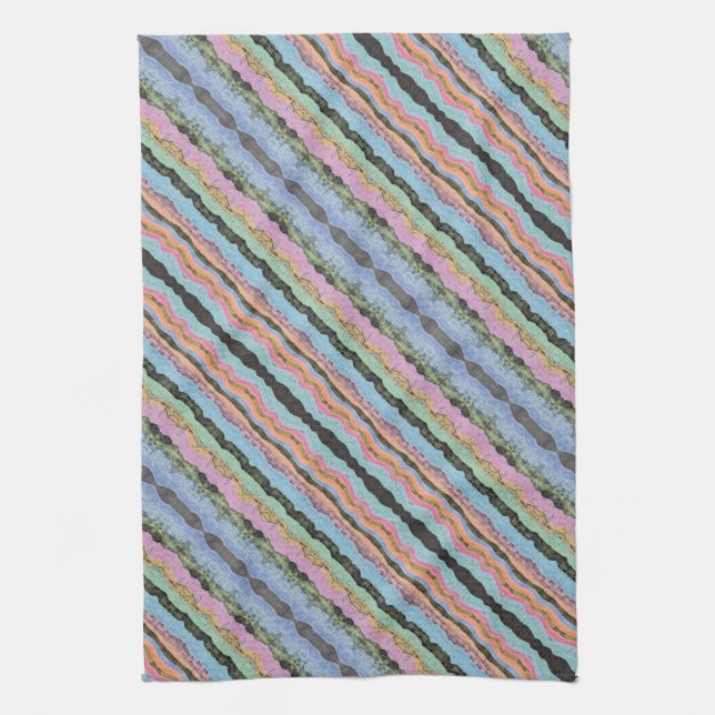 Spaß Designer-Farben Geschirrtuch (Vertikal)