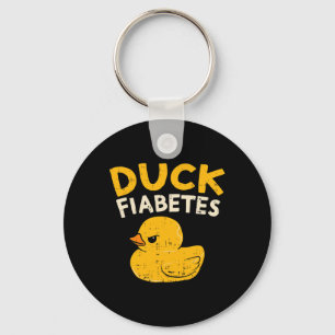 Spaß Diabetes Bewusstsein I Duck Fiabetes I Cool R Schlüsselanhänger