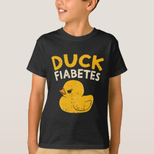Spaß Diabetes Bewusstsein I Duck Fiabetes I Cool R T-Shirt