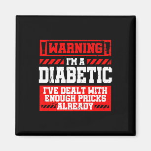 Spaß Diabetes Bewusstsein Monat S Diabetiker Magnet