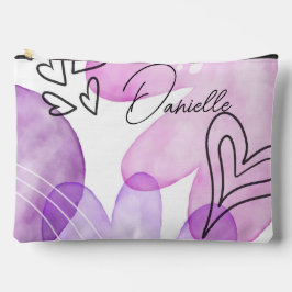 Spaß Doodle Höre und Blume individuell Zubehörtasche
