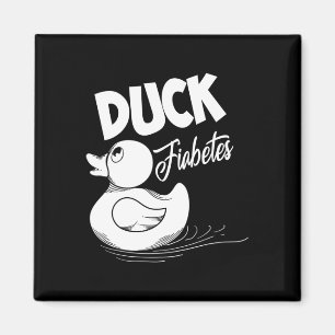 Spaß Duck Fiabetes Cool Diabetes Sensibilisierung Magnet