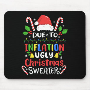 Spaß durch Inflation Unheil Weihnachten für Männer Mousepad