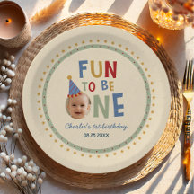 Spaß, einer zu sein, Foto, farbenfroher 1. Geburts