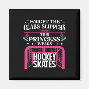 Spaß Eishockey-Art für Frauen Girls Eishockeyspiel Magnet