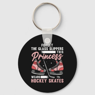 Spaß Eishockey-Art für Frauen Girls Eishockeyspiel Schlüsselanhänger