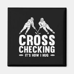 Spaß Eishockey Art für Männer Frauen Kinder Eishoc Magnet