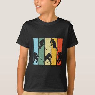 Spaß Eishockeykunst für Männer Eishockeyspieler T-Shirt
