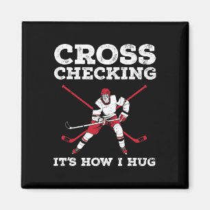 Spaß Eishockeykunst für Männer Frauen Eishockey Lo Magnet