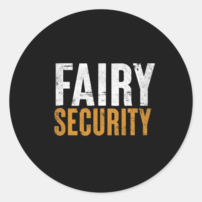 Spaß Eltern Lazy Easy Costume Fee Sicherheit Hallo Runder Aufkleber (Vorderseite)