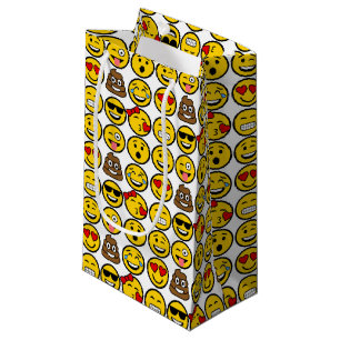 Spaß Emoji Muster-Gefühl-Gesichter Kleine Geschenktüte