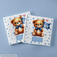Spaß Es ist ein Baby-Teddy-Gästebuch für einen kle