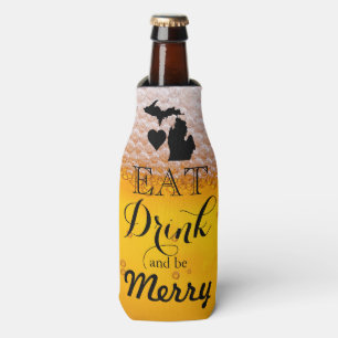 Spaß Essen Sie trinken und seien Sie fröhlicher Mi Flaschenkühler