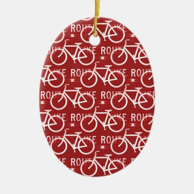 Spaß-Fahrrad-Weg Fixie Keramikornament (Vorne)