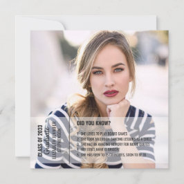 Spaß Fakten Abschluss Ankündigung 2 Foto modern