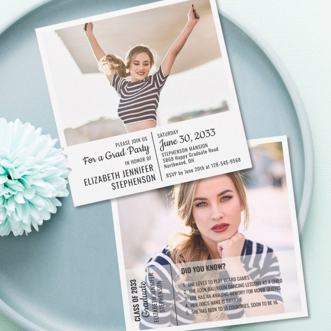 Spaß Fakten Abschluss Ankündigung 2 Foto modern (Von Creator hochgeladen)