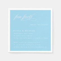 Spaß Fakten einfach elegante Typografie Hochzeit