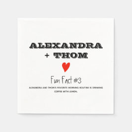 Spaß Fakten Hochzeiten von Napkins Serviette