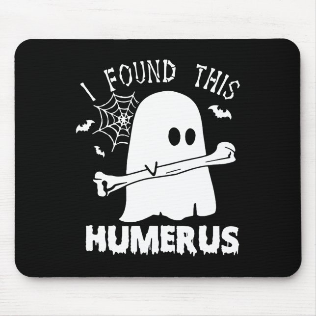 Spaß fand ich diesen Humerus Boo Ghost Halloween C Mousepad (Vorne)