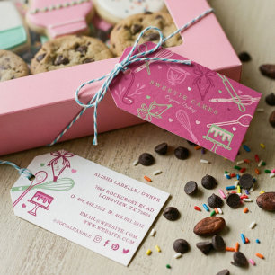 Spaß Farbenfroh Backen & Kochen Utensirosa Geschenkanhänger