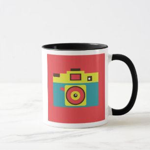 Spaß farbenfroh CMYK Lomo Kamerahograf Tasse