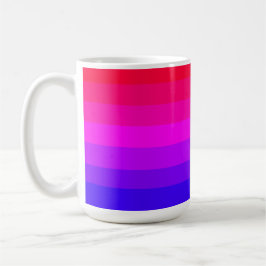 Spaß farbenfroh Ombre Gradient Kaffeetasse