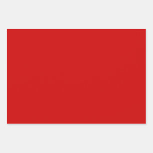 Spaß Festlich Moderne Schicke Feste Rote Farbe Geschenkpapier Set