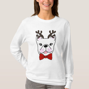 Spaß festliches Frenchie. T-Shirt