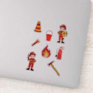 Spaß Feuerwehrkids Aufkleber