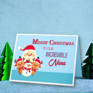 Spaß! Frohe Weihnachten Nana Karte