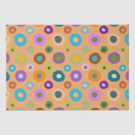 Spaß fröhlich farbenfroh decoupage orange Taschent Seidenpapier