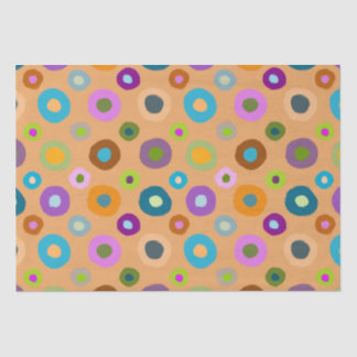 Spaß fröhlich farbenfroh decoupage orange Taschent Seidenpapier